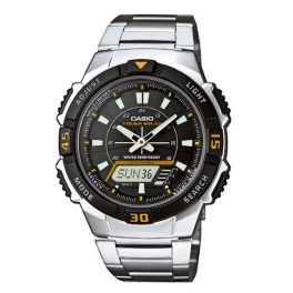 Casio Collection AQ-S800WD-1EVEF Herrenuhr, Silber/Schwarz