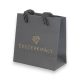 Ajándéktáska Ékszerkirály logóval, 10x10 cm, fekete