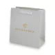 Ajándéktáska Ékszerkirály logóval, 13x16 cm, fényes fehér