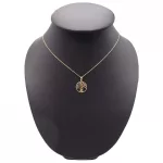 Lebensbaum-Anhänger aus 14-karätigem Gold, zwei Farben