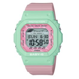 Casio Baby-G BLX-565-3ER Damenuhr, grün/rosa