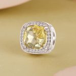 Ezüst charm ginkgkolevéllel