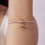 Ezüst charm (925), leopárd