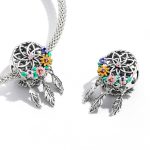 Ezüst charm, álomfogó