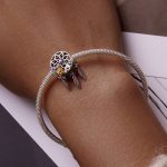 Ezüst charm, álomfogó