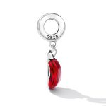 Ezüst charm, gránátalma