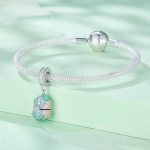 Ezüst charm, szelence