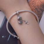 Ezüst charm, szelence