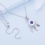 Ezüst charm, álomfogó