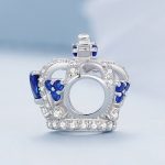 Ezüst charm, korona