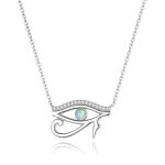 Ezüst nyaklánc Hórusz szeme medállal