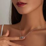 Ezüst nyaklánc Hórusz szeme medállal