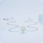 Ezüst nyaklánc lóheremedállal