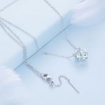 Ezüst nyaklánc lóheremedállal