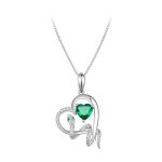 Ezüst női nyaklánc kígyómedállal