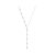 Ezüst női nyaklánc, hosszú