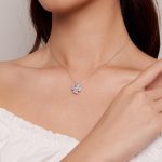 Ezüst női nyaklánc lóheremedállal