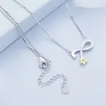 Ezüst nyaklánc üstökösmedállal