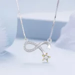 Ezüst nyaklánc üstökösmedállal