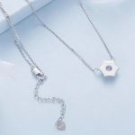 Ezüst nyaklánc hópihemedállal