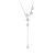 Ezüst női nyaklánc csillagokkal