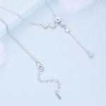 Ezüst női nyaklánc csillagokkal