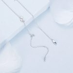 Ezüst nyaklánc pillangókkal