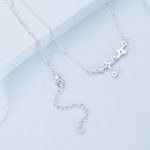 Ezüst női nyaklánc csillagokkal