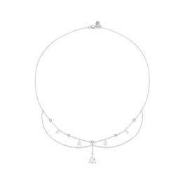 Ezüst nyaklánc bojttal