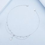 Ezüst nyaklánc bojttal