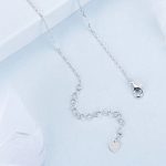 Ezüst női nyaklánc kígyómedállal