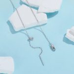 Ezüst nyaklánc türkizmedálokkal