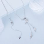 Ezüst nyaklánc holdmedállal