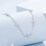 Ezüst női nyaklánc csillagokkal