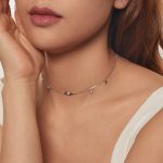 Ezüst nyaklánc opálkővel