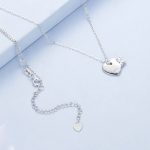 Ezüst nyaklánc szívmedállal