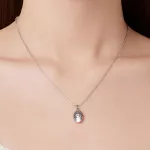 Ezüst nyaklánc szíves medállal