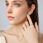 Ezüst nyaklánc masnimedállal