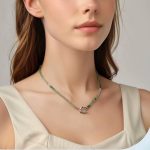 Ezüst nyaklánc lóheremedállal