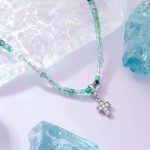 Ezüst nyaklánc lóheremedállal