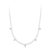 Ezüst nyaklánc gyöngyökkel