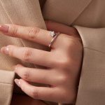 Ezüstgyűrű csillaggal