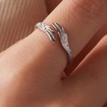 Ezüstgyűrű, angyalszárny