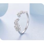 Ezüstgyűrű vintage stílusban