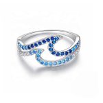 Ezüstgyűrű, óceán, 7-es méret