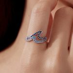 Ezüstgyűrű, óceán, 7-es méret