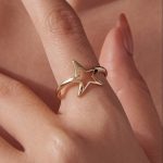 Ezüstgyűrű, csillag