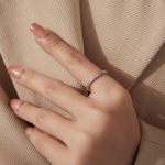 Ezüstgyűrű opállal, 6-os méret