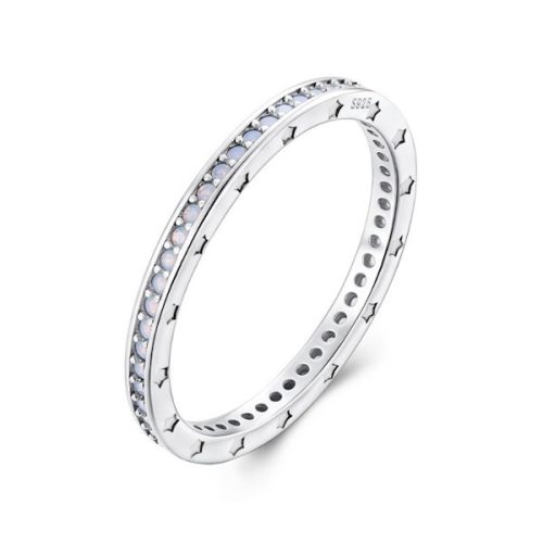 Ezüstgyűrű opállal, 7-es méret