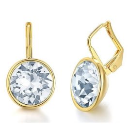 Mit Swarovski-Kristallen verzierte Ohrringe